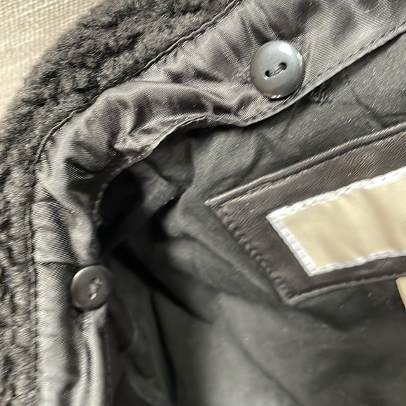 Michael Kors Black Leather Jacket - Picture 3 of 8